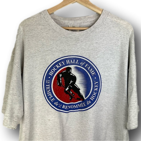 VINTAGE Hockey Hall Of Fame Short-sleeve T-shirt Bulletin Tag Men’s Size XL - Picture 1 of 7